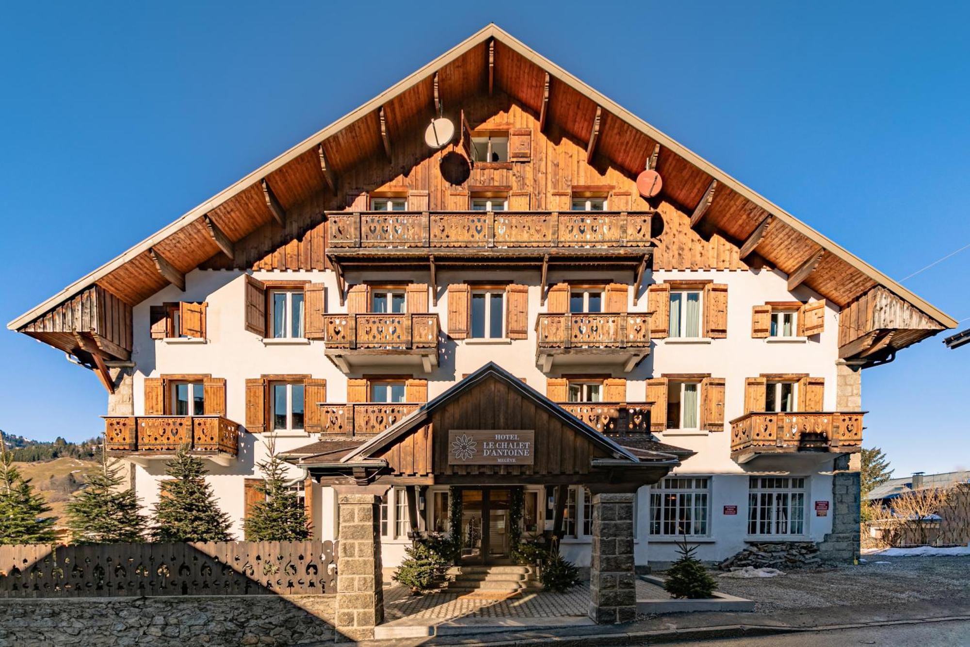 Chalet D'Antoine Hotell Megève Eksteriør bilde